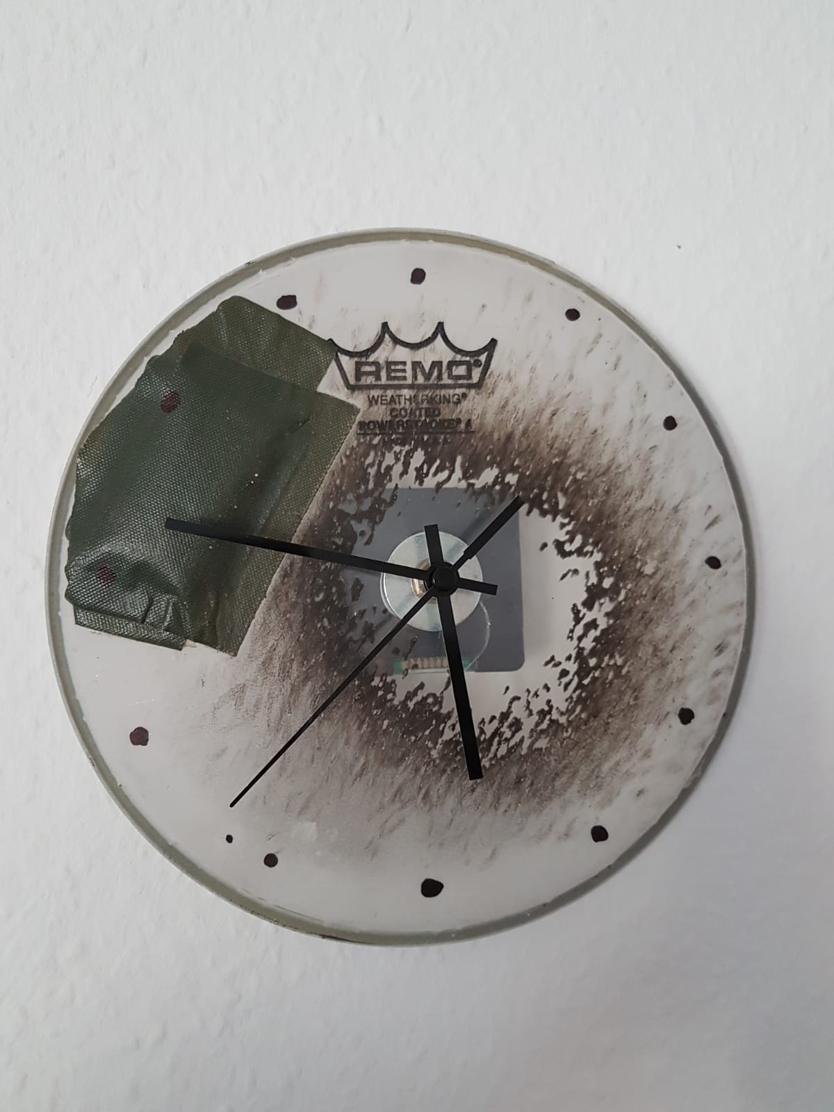 Schlagzeugfell Uhr für Probenraum Musiker, insbesondere Schlagzeuger (Drummer)