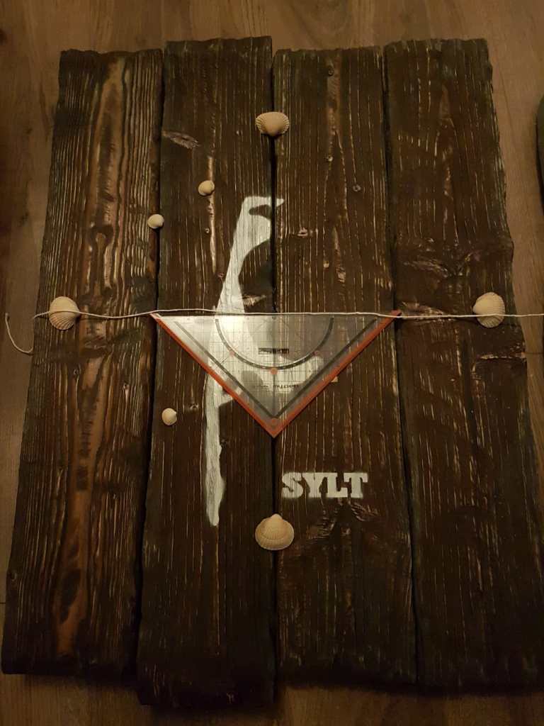 DIY Wanduhr Thema Sylt Elkenbrederweg Bad Salzuflen