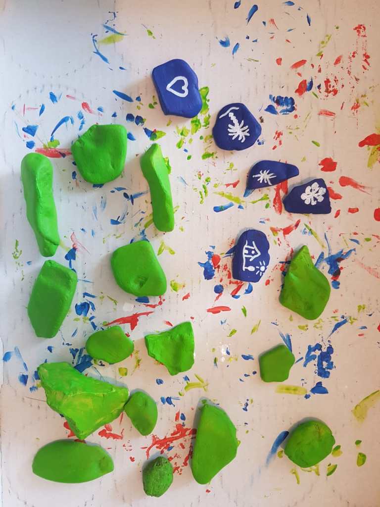 bemalte Steine DIY Projekt mit Kindern