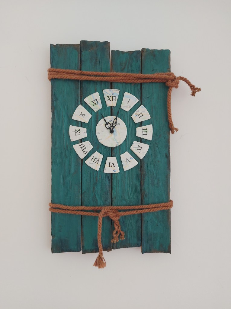 DIY Uhr Wanduhr Wanddeko Thema Portland Oregon USA