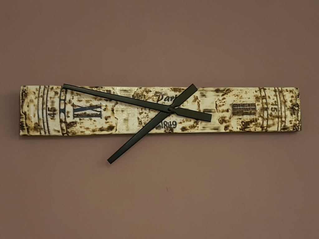 DIY Blog Wanduhr Wanddeko selber machen