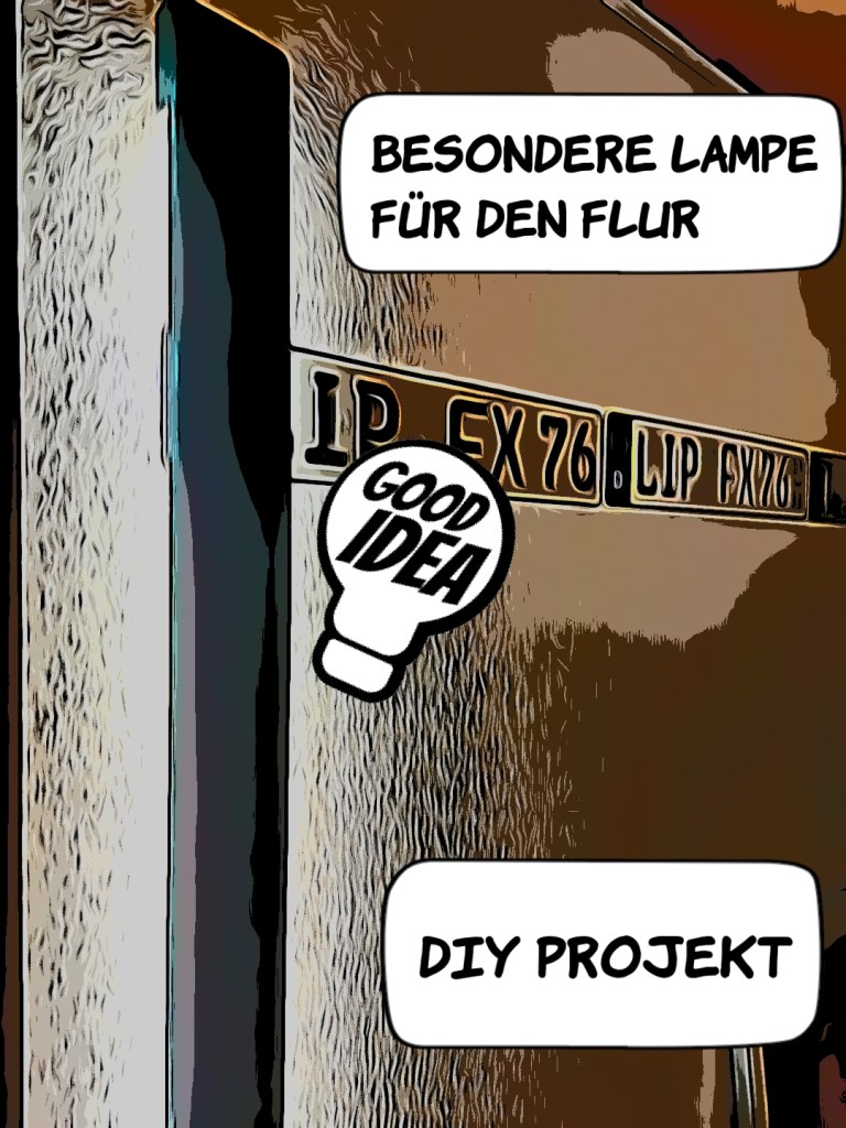 Diy Upcyling neue Flurlampe Flurbeleuchtung