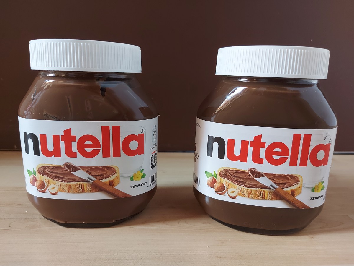 Upcycling – Ein Nutella Glas wird weiter&nbsp;verwendet
