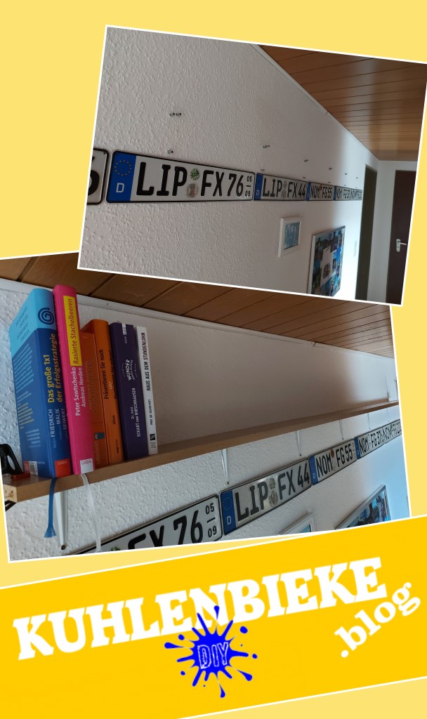 ein einfaches Bücherregal selber bauen DIY