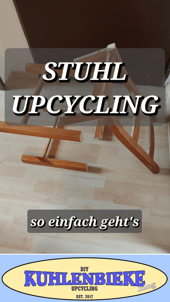 Stuhl upcycling