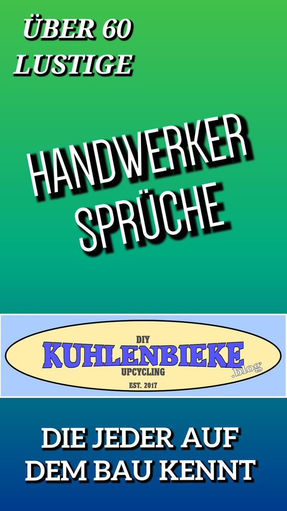 Handwerkersprüche